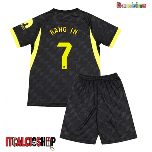 Atletico Madrid Lee Kang-in #7 Seconda Maglia Bambino 2026-27 Manica Corta (+ Pantaloni corti)